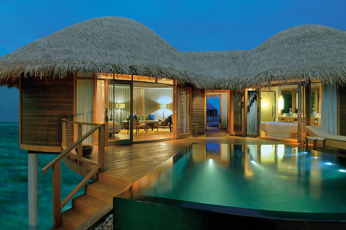 Your Water Villa awaits at <a href="/constancehotels/">Constance Hotels & Resorts</a>' Halaveli Resort, Maldives. We know, it doesn't look real. But it is.