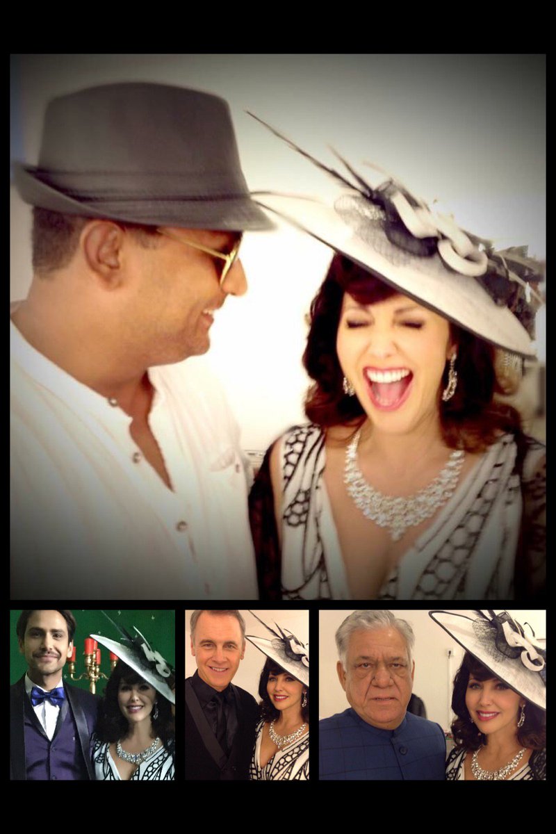 Bobbie with more #SolarEclipseMovie leading men!
<a href="/vikasshrivastav/">Vikas Shrivastav</a> <a href="/lucapasqualino/">Luke Pasqualino</a> #MarkMoses <a href="/OmRajeshPuri/">Om Puri</a> #SriLanka