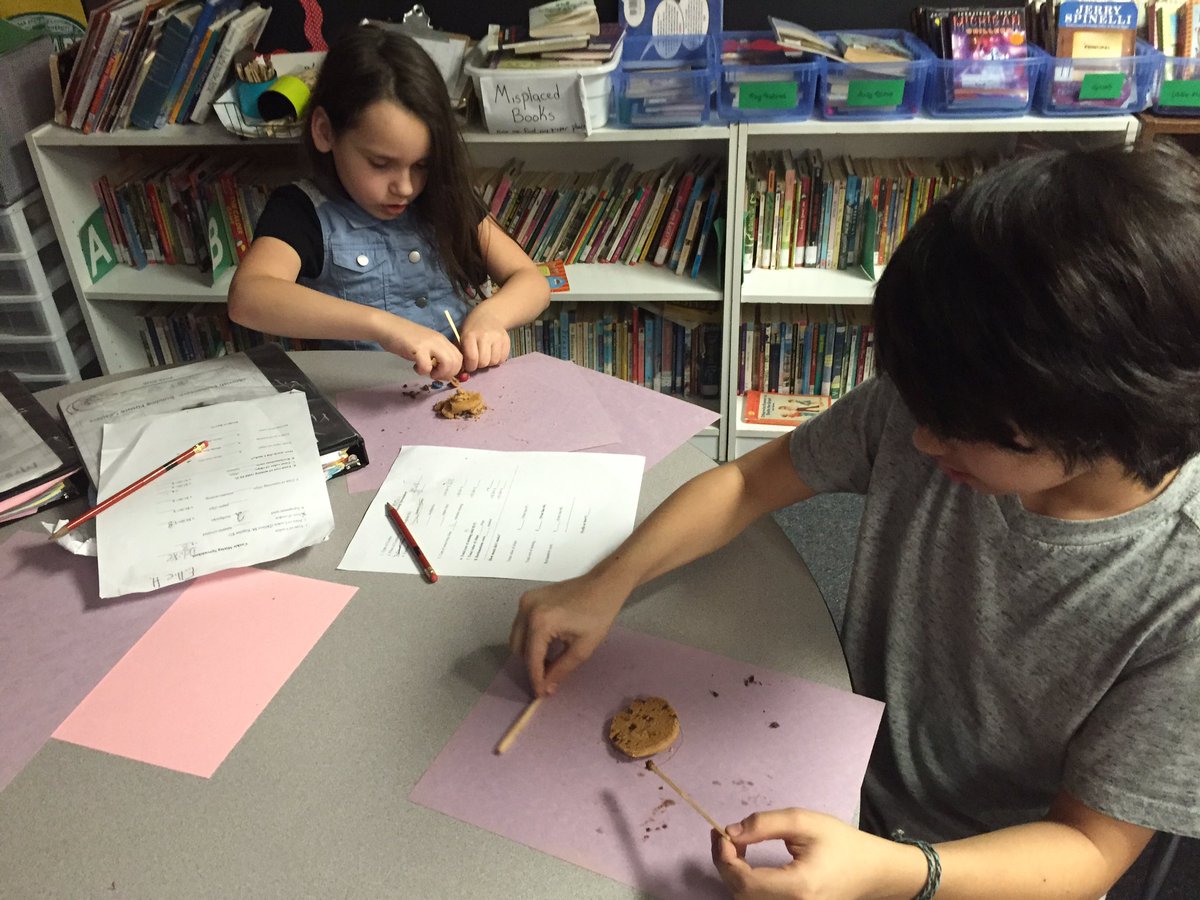 MrsHorst4th's tweet photo. @MrsHunault4's class made economic decisions while mining cookies today. #morrishleaders @MorrishDragons https://t.co/KKTpFCfwIr