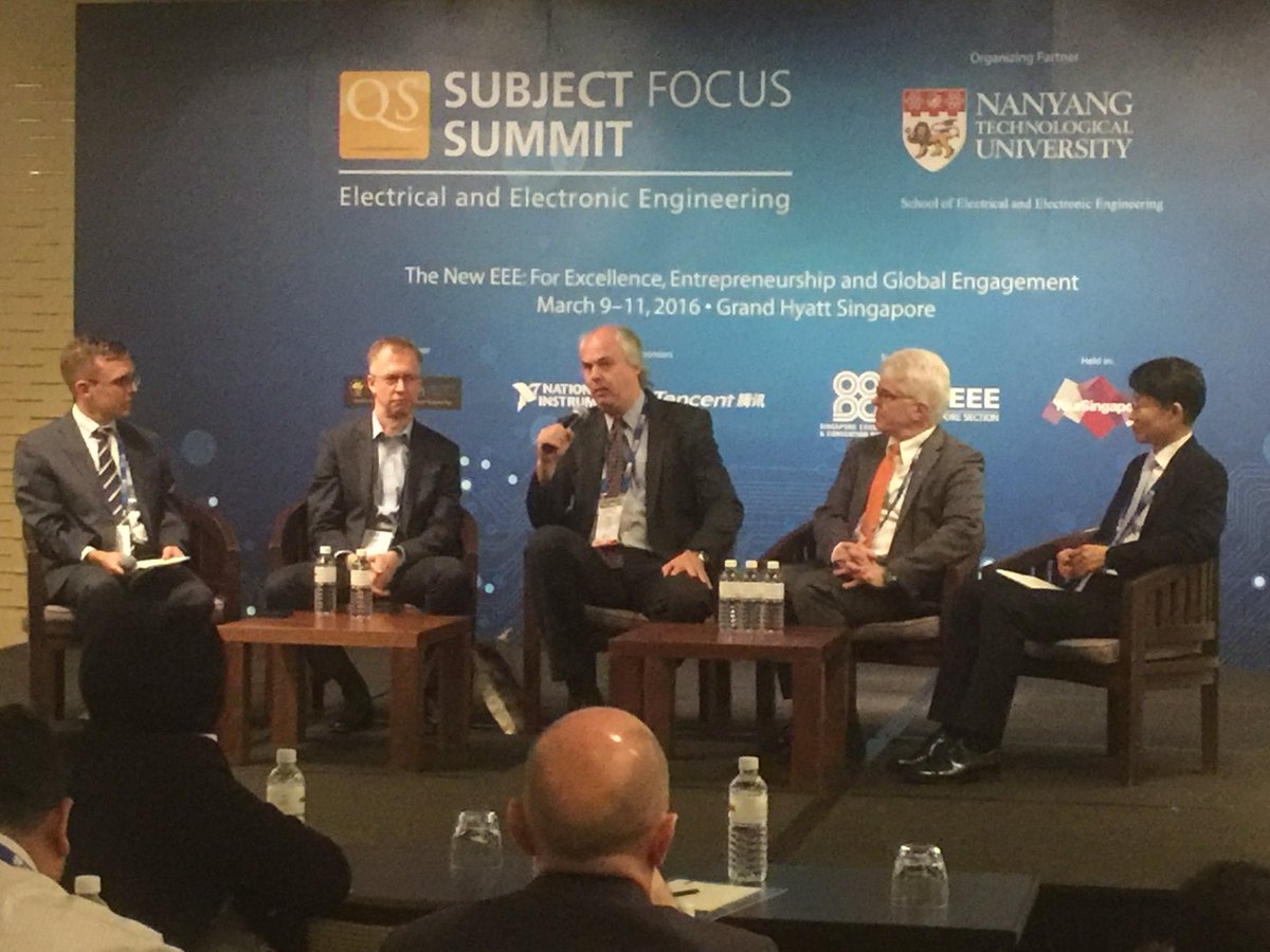 QSCorporate's tweet image. 2nd panel discussion at #QSSubjectFocus #ElectricalandElectronicEngineering