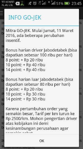 MasBhephe's tweet photo. @gojekindonesia apa bener tarif skg segini? Tragis ga manusiawi. skalian aja bonus dihilangin. #BukanKaryaAnakBangsa https://t.co/dHVNdv03zM