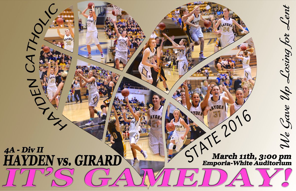 IT'S GAMEDAY!  Let's go Hayden!!!  Beat Girard! <a href="/HaydenGirlsBbal/">Hayden Girls Basketball</a> #takestate