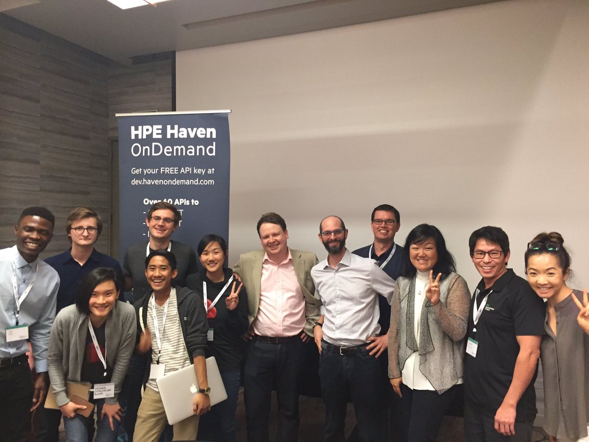 juliechoi's tweet photo. Today was epic for @HavenOnDemand! @fernandolucini shares why: https://t.co/INDyO9fCfq #seizethedata @HPE_BigData https://t.co/0A8jn73Sri