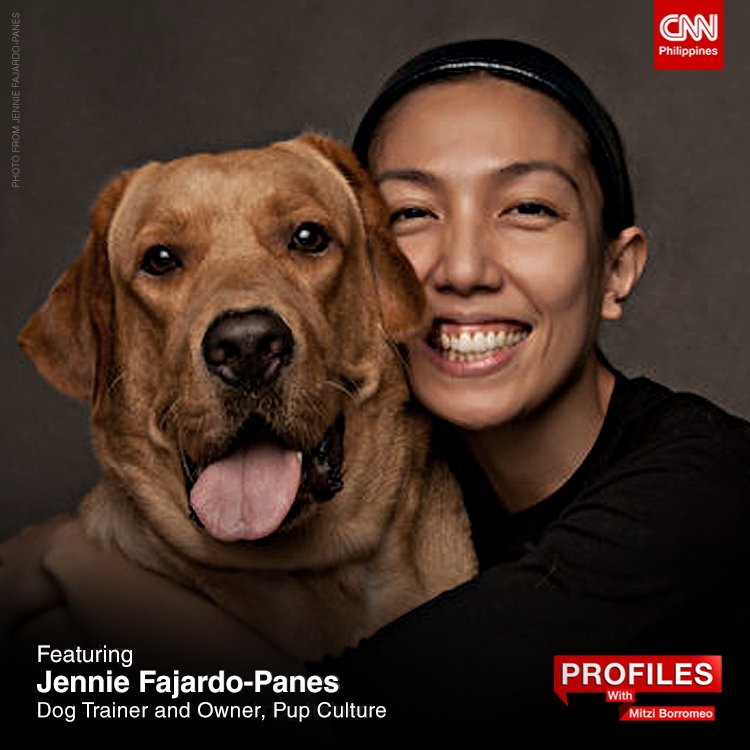CNNPHCA's tweet photo. Catch dog trainer &amp; owner of Pup Culture Jennie Fajardo-Panes on tonight's episode of Profiles with @MitziBorromeo https://t.co/ieYe65ggN9