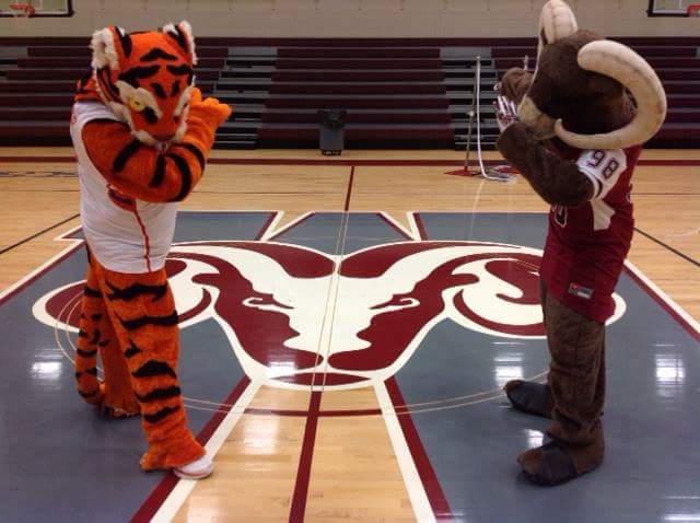 Dab 🐯🐏🔥#MascotGoals #WelcomeToMyHouse
