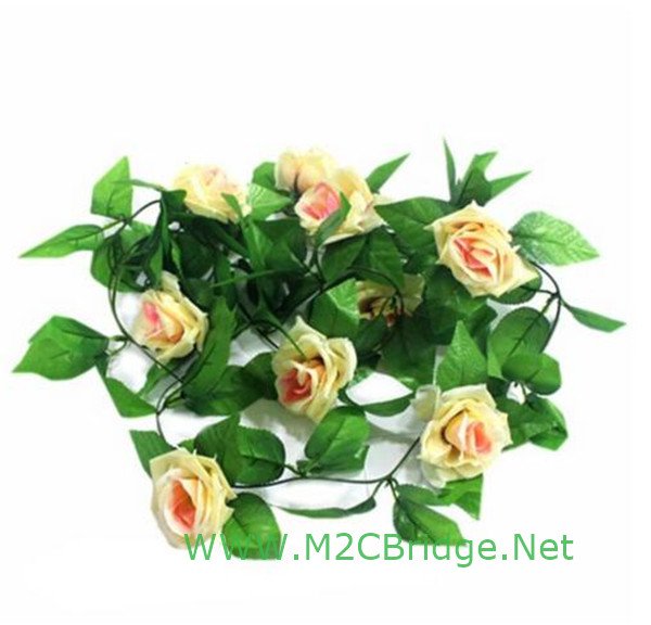 M2CBridge's tweet image. ebay.com/itm/M2cbridge-…

M2cbridge Pack of 4 Artificial Hanging Rose 8ft Silk Flower Green Leaf Vine Garl