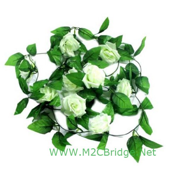 M2CBridge's tweet image. ebay.com/itm/M2cbridge-…

M2cbridge Pack of 4 Artificial Hanging Rose 8ft Silk Flower Green Leaf Vine Garl