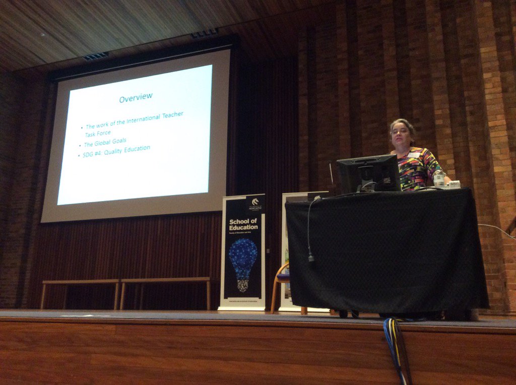 fischettij's tweet image. Professor Irma Eloff on the Sustainable Development Goals. #LearningEquity