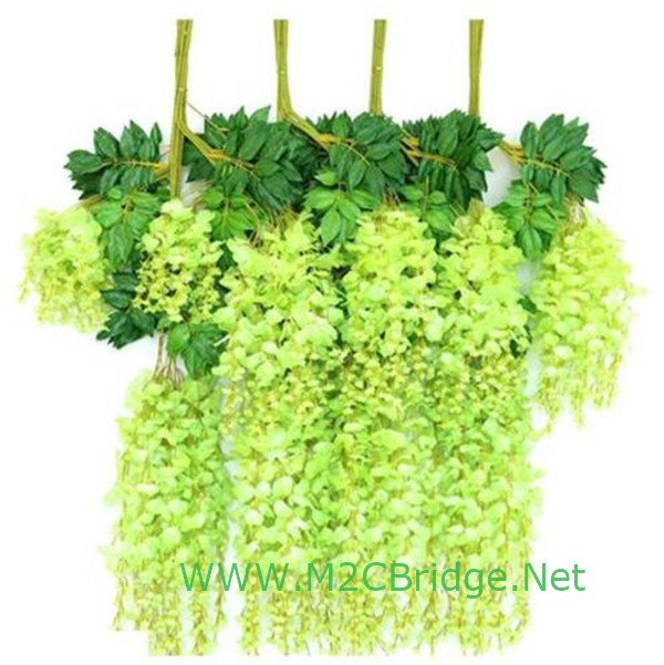 M2CBridge's tweet image. ebay.com/itm/M2cbridge-…

M2cbridge 12 Pcs 3.6 Feet Artificial Wisteria Vine Ratta Silk Flowers Home Party
