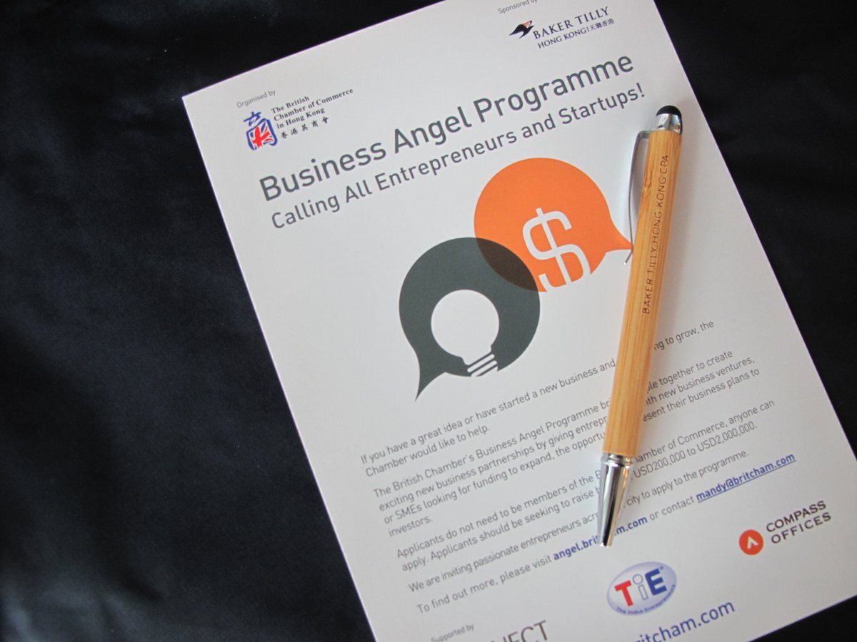 BakerTillyHK's tweet photo. Angel investor in #HK? Sit in as a guest at the #BusinessAngelProgramme on 17 Mar. Register: https://t.co/yV5cTWxhzy https://t.co/TYMjXciC6K