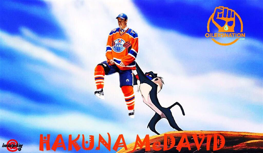 nielsonTSN1260's tweet photo. Hakuna McDavid https://t.co/n45TzcDEny