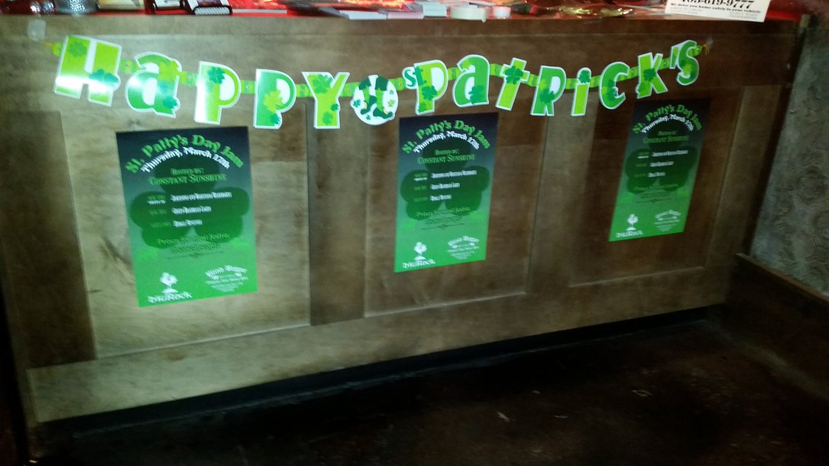 One week until our St Patty's Day Jam and Party ! 
#beggarlife #eringobraugh