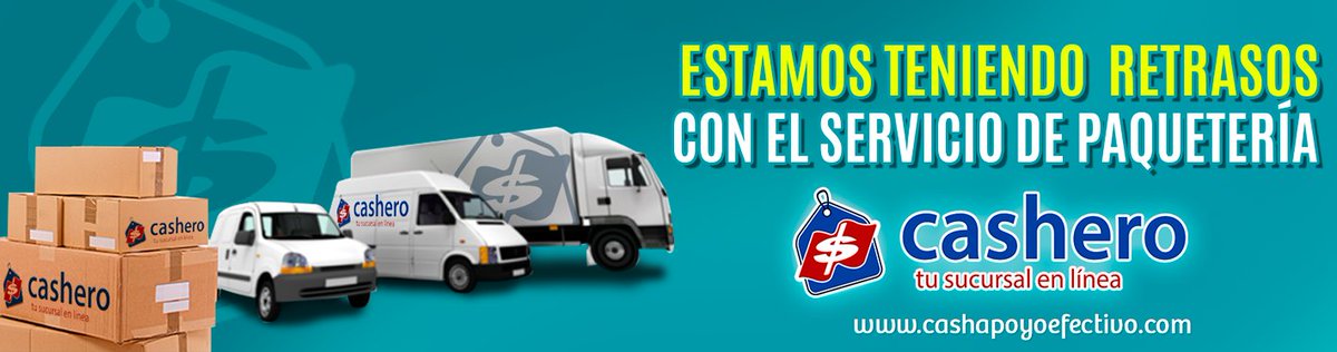 cash_ae's tweet photo. Estamos teniendo retrasos con los servicios de paqueterìa. Estamos trabajando para solucionar el problema. #Cahero https://t.co/3Sxlt0nTSC