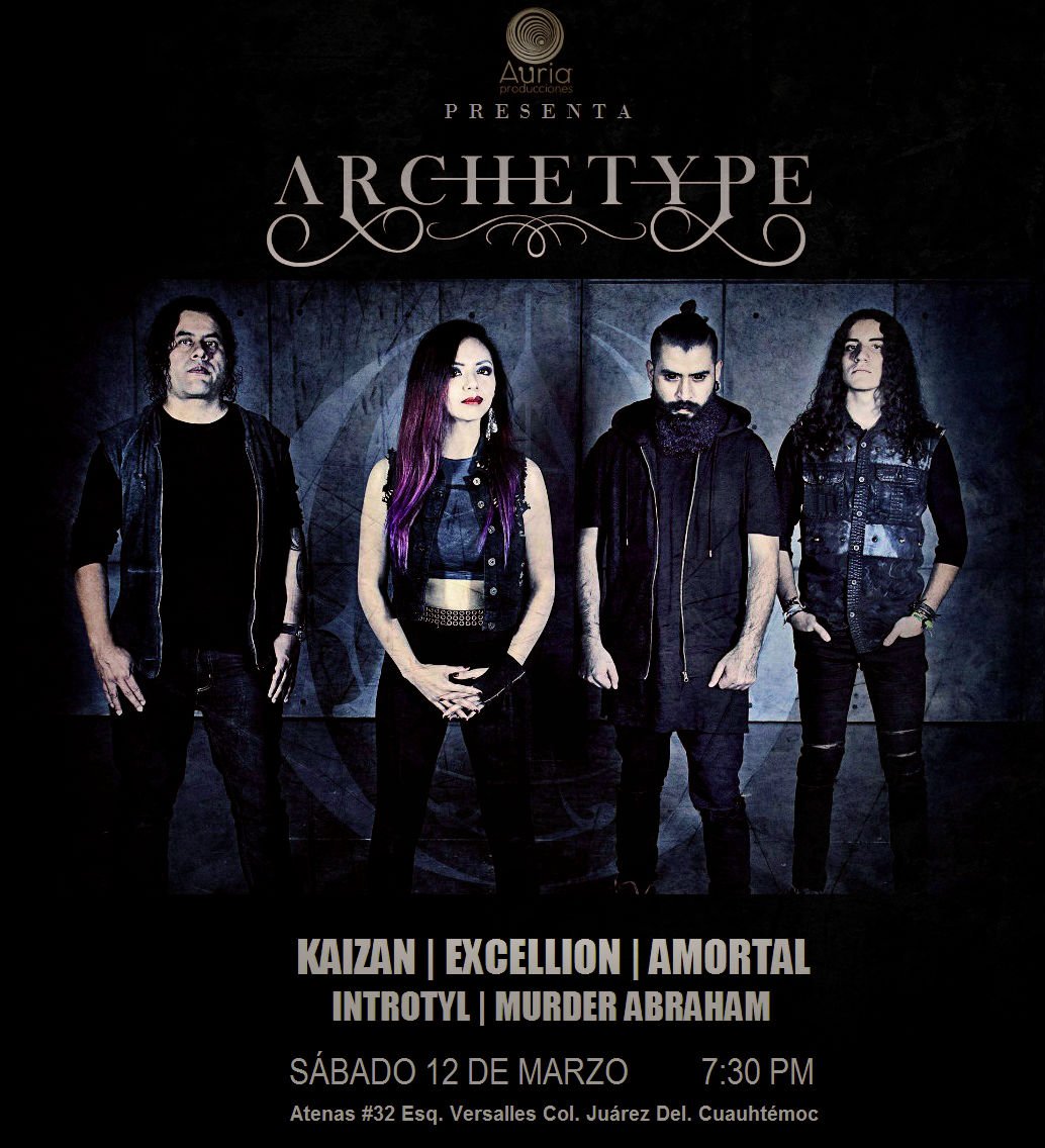 ¡Nos vemos este sábado en #ElCuartel junto a grandes bandas y amigos! 
#DeathMetal #CDMX #IAmTheArchetype