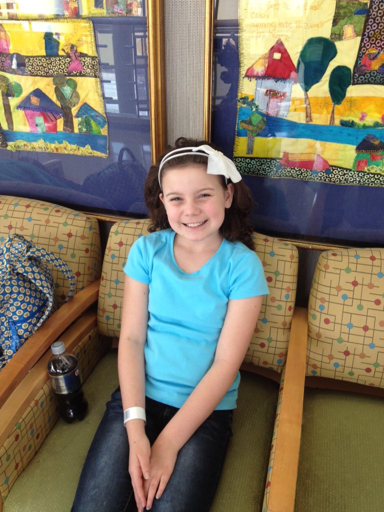 dxbeaver's tweet photo. 2 yr post BMT follow up ---- leukemia free! Go #TeamEmily &amp; #ROAR https://t.co/rzDNPcMlr6