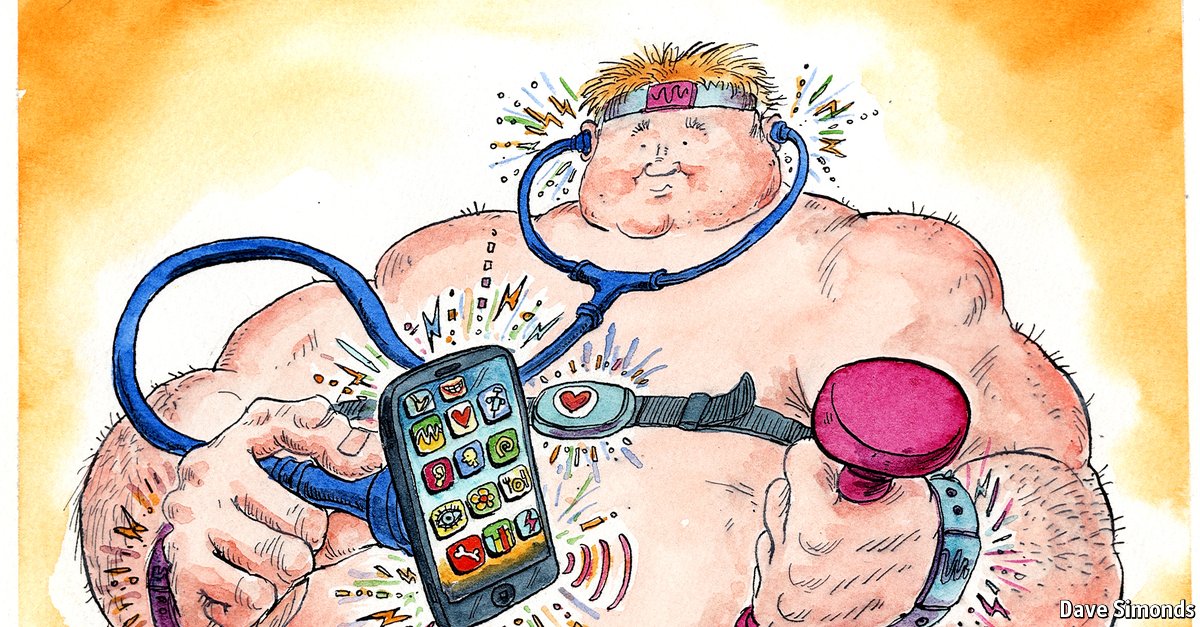 TheEconomist's tweet photo. Mobile phones may soon provide personalised medical advice worth listening to https://t.co/XXEeFJZ4sy https://t.co/ypPq3UNwFs