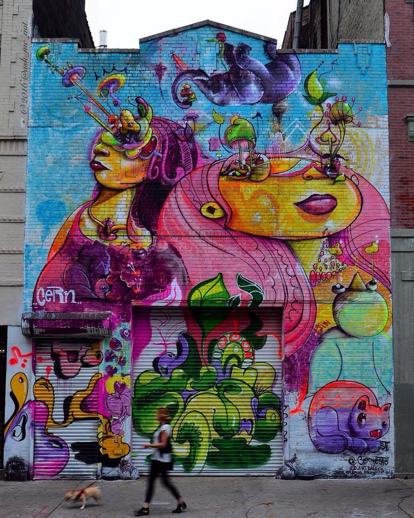 StArtEverywhere's tweet photo. They were here for a moment, then they were gone...
(#tbt Summer 2015 #Cernesto mural in the East Village for #artb… https://t.co/YdmhYoWGOn