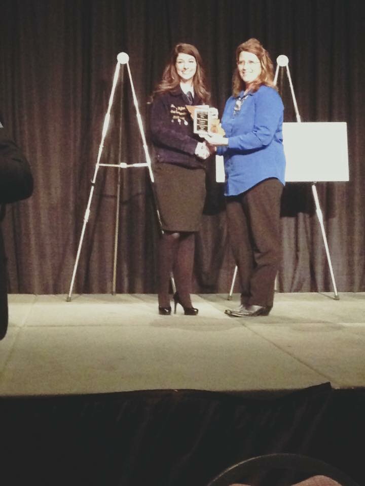 MillerFFA's tweet photo. Way to go Jessica for being selected a Missouri FFA state officer! #moffa #hardworkpaysoff https://t.co/ZokGUoDMQ8