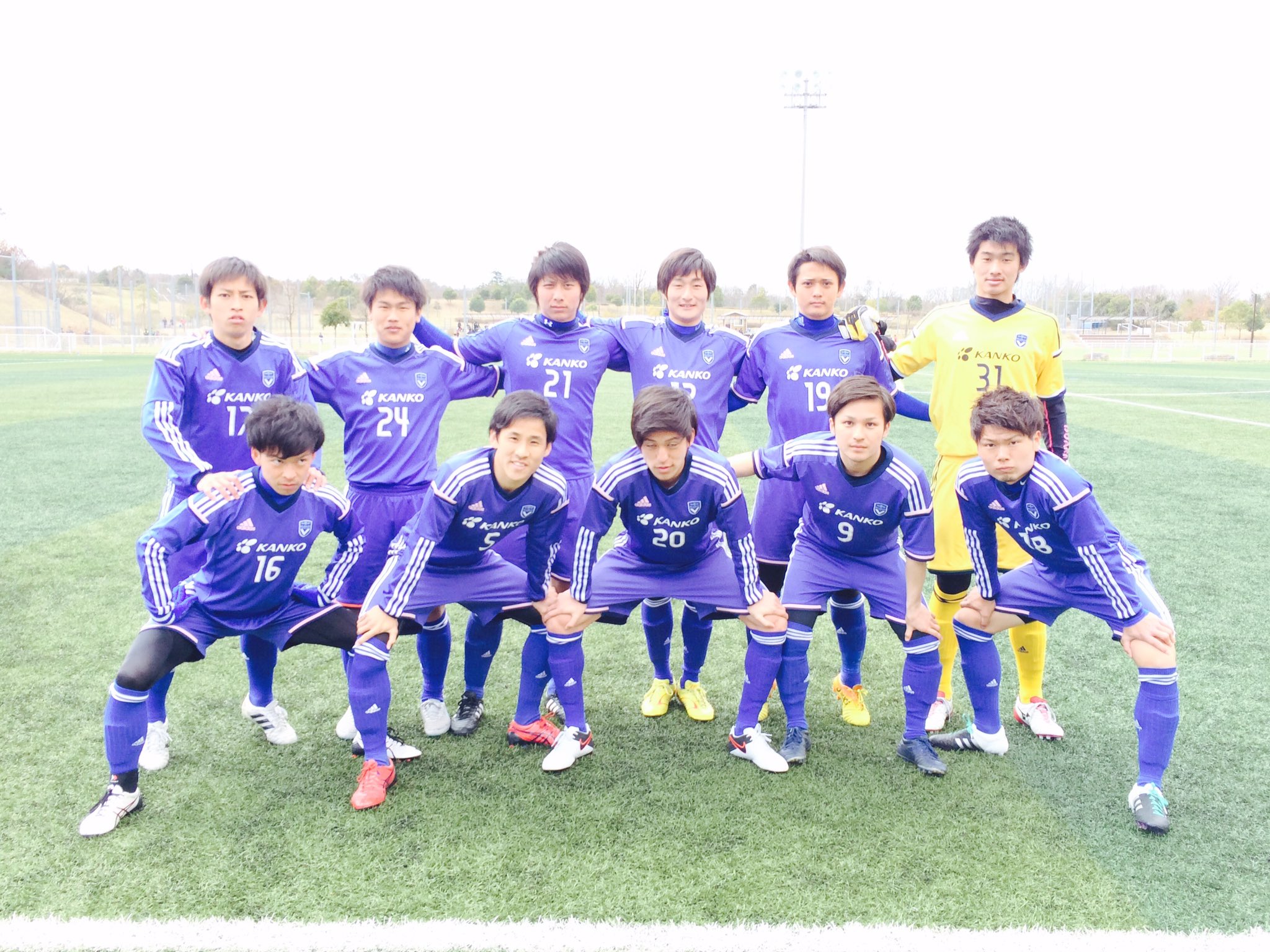 環太平洋大学体育会サッカー部 公式正ユニフォーム 青白セット｜スポーツ