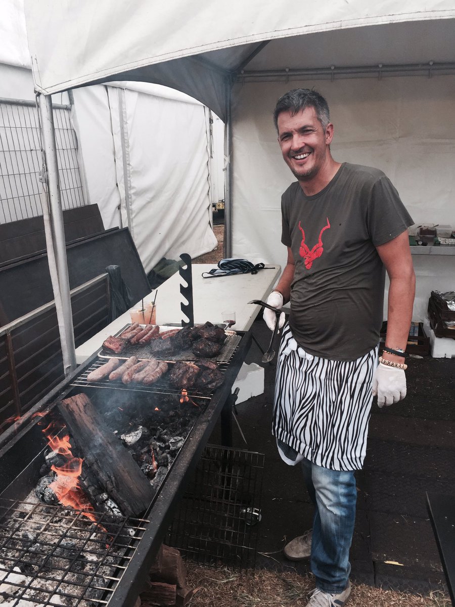 SouthAfricaANZ's tweet photo. Friday Braai day here at @TasteofSydney with South Africa's new @Marble_SA Restaurant chef David Higgs https://t.co/P0yjBIe7UN