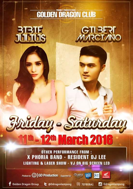 Tonight!! BIBIE JULIUS at Golden Dragon Club cc <a href="/kicautanggamus/">kicautanggamus</a> <a href="/InfoBDL/">Info Bandar Lampung™</a> <a href="/infolampung/">IG: infolampung</a> <a href="/HondaLover_LPG/">Honda Lover Lampung</a>