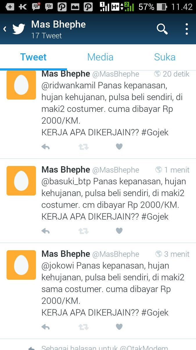 MasBhephe's tweet photo. @gojekindonesia @daudemerson kagok edan lah #GojekBangkrut #BukanKaryaAnakBangsa https://t.co/1trJL74s6a