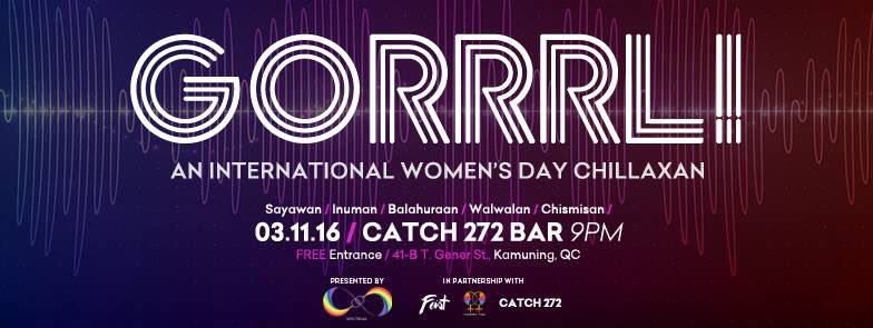 spectrummanila's tweet photo. 03.11.16 | Catch 272 Bar | 9PM
Free entrance!

DJ set by NAZU

See you, awesome LGTBQ women! #GORRRL https://t.co/bKMd61PFv3
