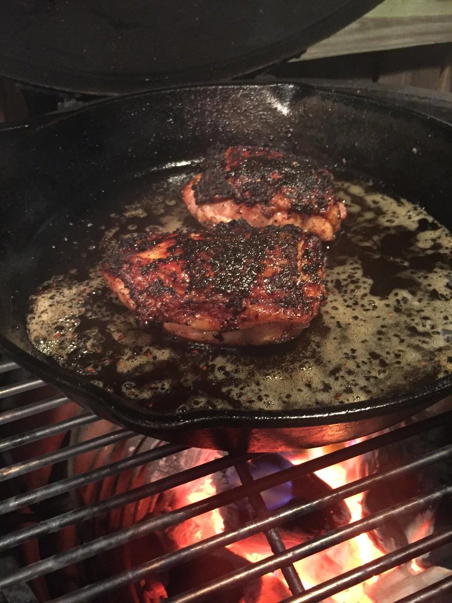 Tim Shelburn On Twitter Blackened Chicken Thighs In A
