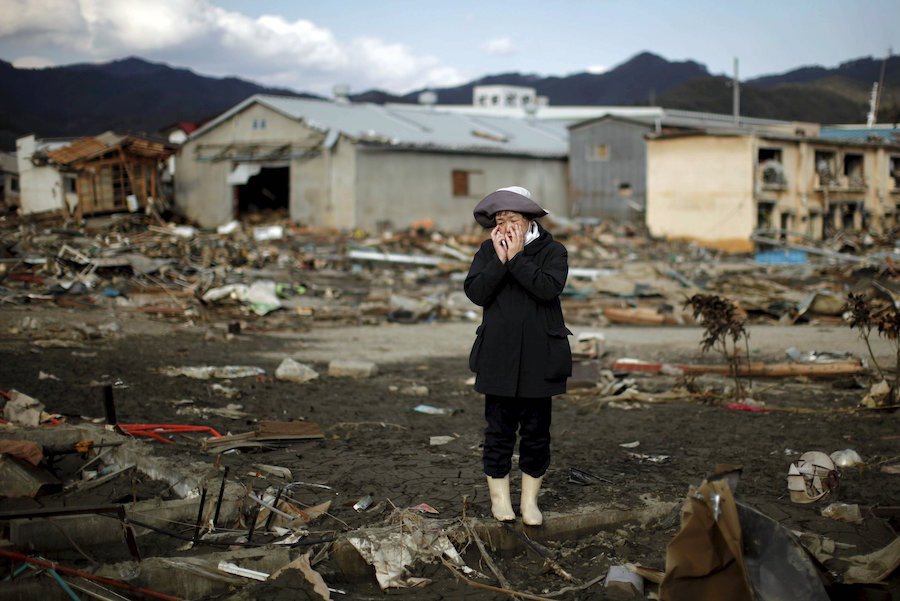 japantimes's tweet photo. Five years ago at 2:46 p.m., the 3/11 earthquake struck. We pay our respects to the thousands who perished. #東日本大震災 https://t.co/I2Cov3pnbq