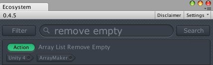 JeanAtPlayMaker's tweet image. New action ArrayListRemoveEmpty for #ArrayMaker @HutongGames #PlayMakerEcosystem thanks to DudeBxl