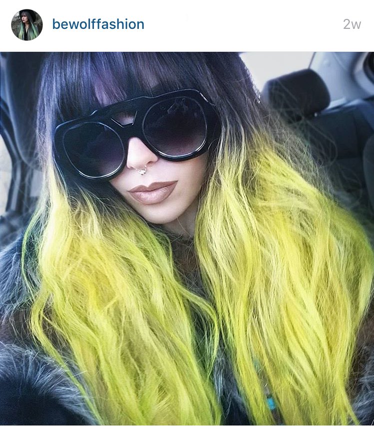 the_artsofhair's tweet photo. NEON YELLOW ⚡️ wowza! she can definitely pull it off 💛 @bewolffashion on instagram! https://t.co/2vNJkQlDaq