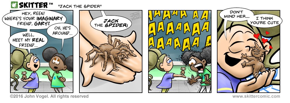 SkitterComic's tweet photo. NEW COMIC! "Jack The Spider" (Please Retweet) https://t.co/utdw8yN1hg #school #kids #girl #girls #friends #cute #lol https://t.co/CbuSnyoowc