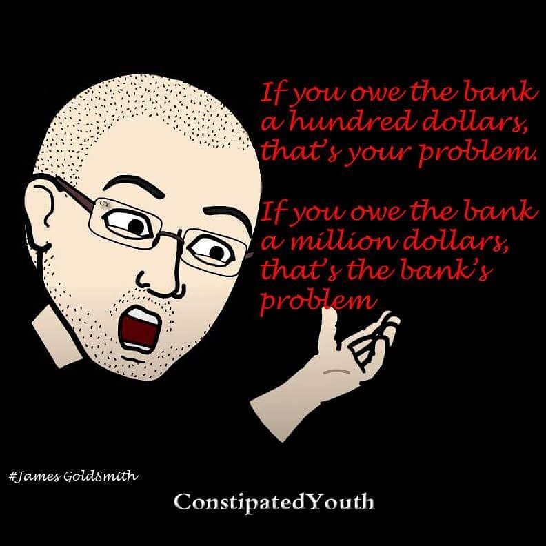 ConstipatedY's tweet photo. #BankLoan #MillionDollar #KFA #CreditSystem #Money #TheRich #JamesGoldsmith #CY https://t.co/RxXZj6U08h
