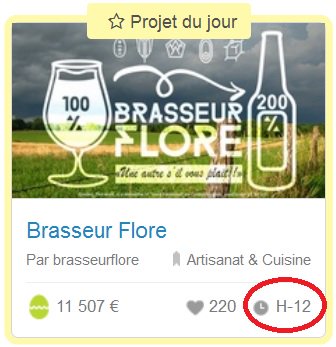 H-12 pour la #bière de l'#eure! Fier d'être projet #participatif du jour sur fr.ulule.com/discover/ Merci <a href="/ululeFR/">Ulule FR</a>