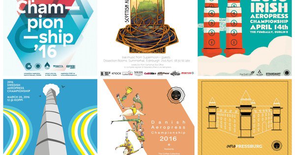 Creative Posters of AeroPress Championships 2016 — zpr.io/mCdz