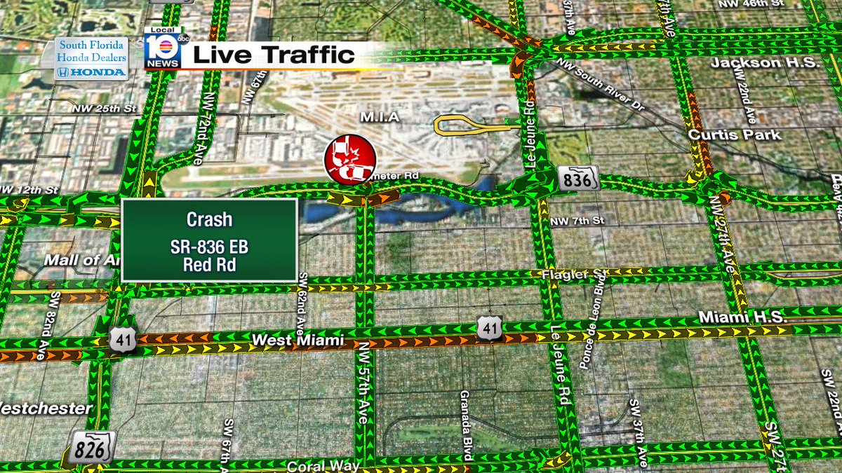 Crash on SR-836 EB and Red Rd #TRAFFIC #MIAMI https://t.co/Ck0llFsk2I