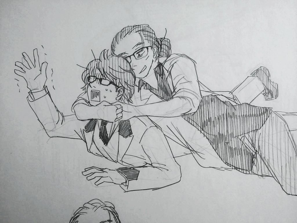 先生繋がりというだけの完全なクロスオーバーだけど、なんかこういう関係のコミヤヤマとジャックが好きなんじゃよ 