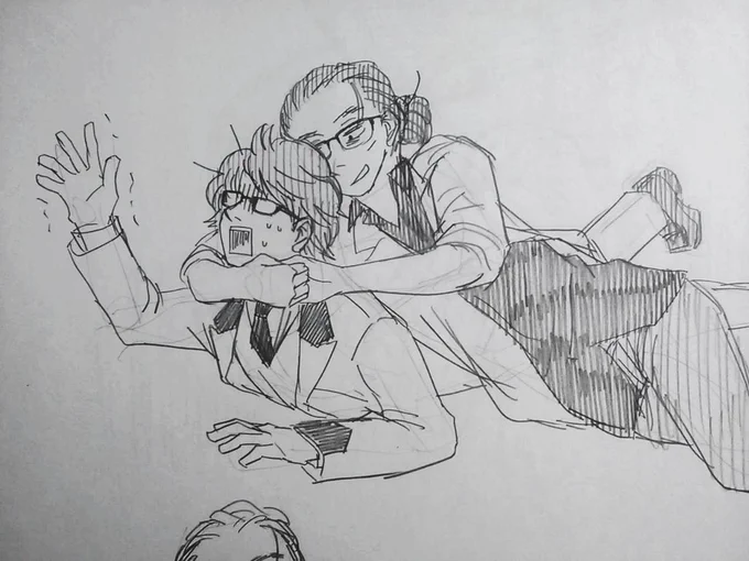 先生繋がりというだけの完全なクロスオーバーだけど、なんかこういう関係のコミヤヤマとジャックが好きなんじゃよ 