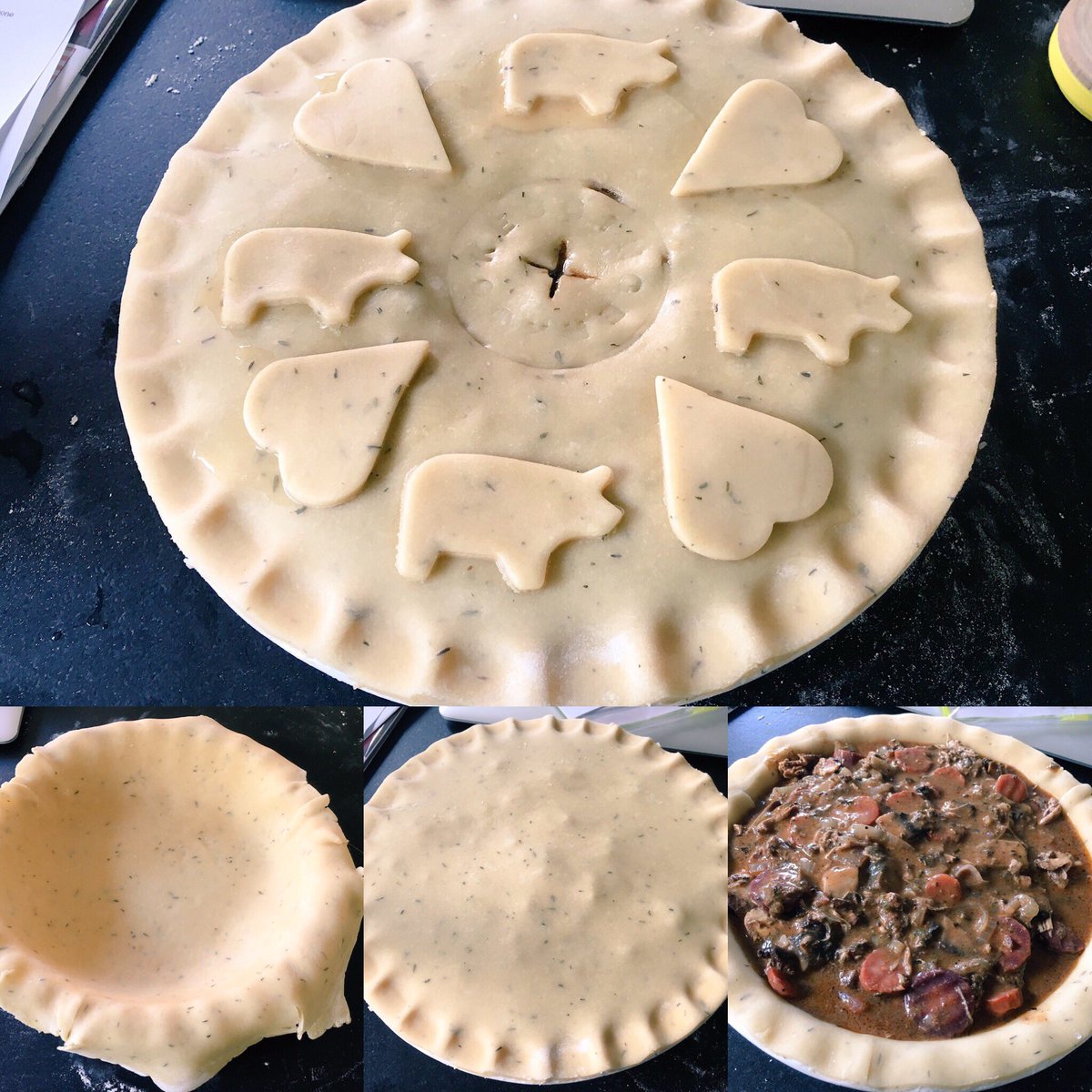 GingerRookes's tweet photo. Now that was a delicious greek #chicken, portobello mushroom &amp; chorizo #pie #BritishPieWeek @BritPieWeek @pierateers https://t.co/eS5a6m8QOd