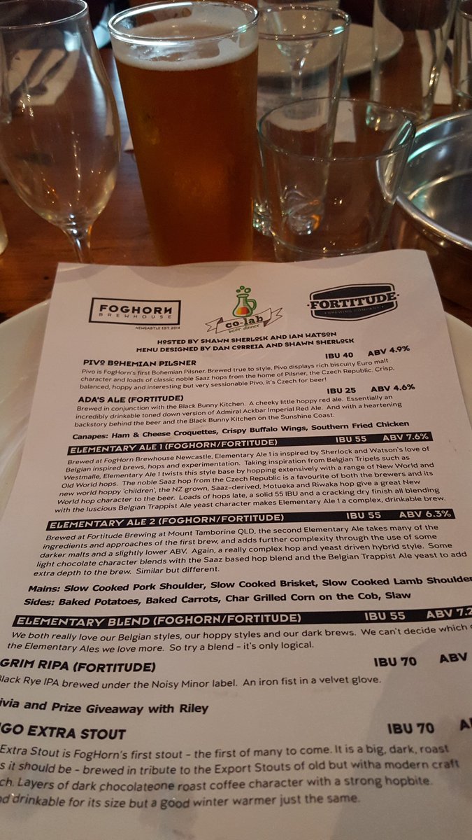 <a href="/FogHornBrewpub/">FogHorn Brewery</a> <a href="/Beermisfit/">Ian Watson</a> <a href="/FortitudeBrewCo/">Fortitude Brewing Co</a> <a href="/Newcastle_CBW16/">Brewcastle</a> It begins #craftbeer