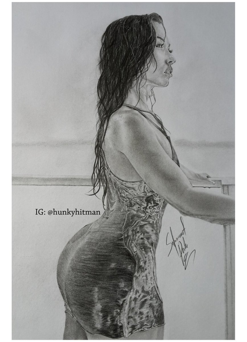 Hunkyhitman's tweet photo. @Nicole_Mejia drawing by me #refPIC by @vanstyles #Fanart #pencilportrait #SylvanantArt #ArtofLiving #Artist100 #art https://t.co/xLLSbpyekF