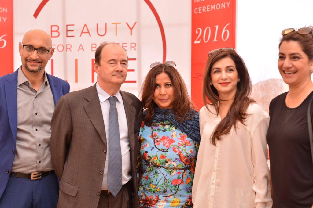 Mr. Ciro Rago from Paris,Nickie & Nina #iCare with L'Oréal Pakistan for #BFBL #BeautyForABetterLife #LorealPakistan