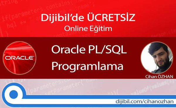 Sizlerde Oracle PL/SQL Programlama ücretsiz eğitimi ile alanınızda uzman olabilirsiniz. dijibil.com/course/oracle-…