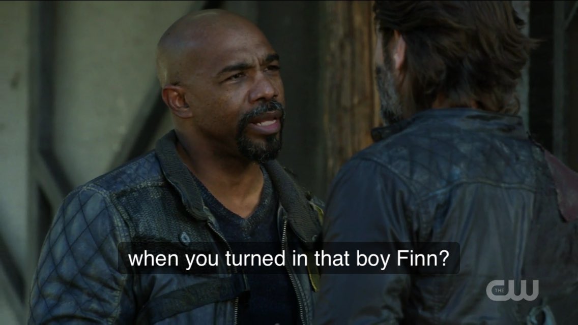 the100_fighters's tweet photo. Now Finn's "that boy Finn". Please give me a break Pike. #The100 https://t.co/slJGb4twDl