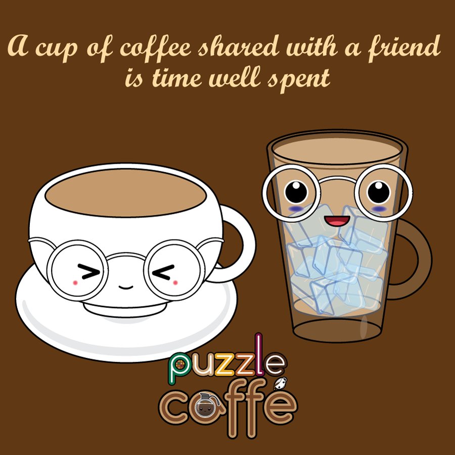 puzzlecaffe's tweet photo. A cup of #coffee shared with a friend
is time well spend

#PuzzleCaffe
Download now: https://t.co/ndBf1AZ1Pv https://t.co/zTv276CXem