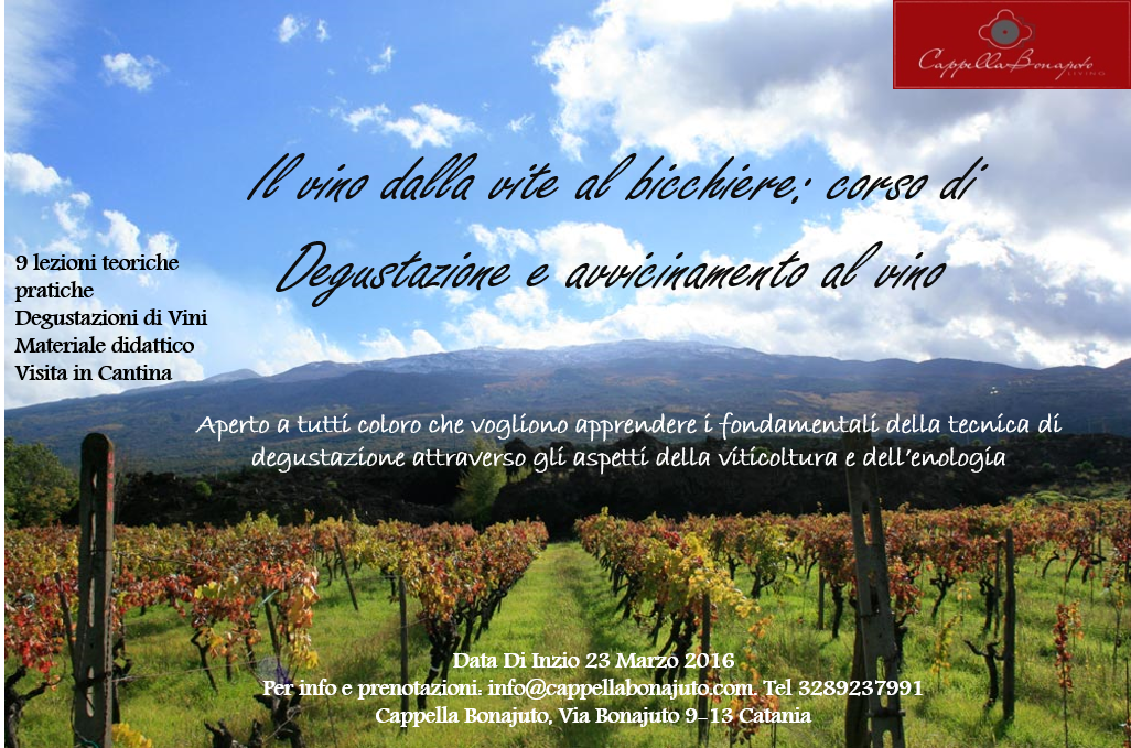 CappellaBonajut's tweet photo. III Corso di degustazione e avvicinamento al vino (inizio 23 Marzo)
info@cappellabonajuto.com
3289237991-0958361194 https://t.co/eCxu3iQqFu
