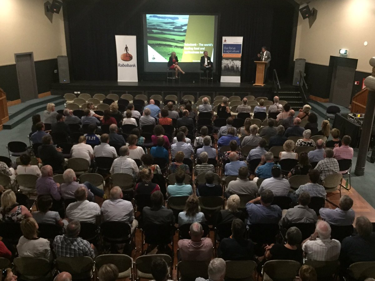 Robust Q&amp;A with @hayley_moynihan <a href="/farmingshownz/">Farmingshow</a> hosted by <a href="/RabobankNZ/">Rabobank New Zealand</a> - plenty of farmers in town for <a href="/WanakaShow/">Wanaka A&P Show</a>