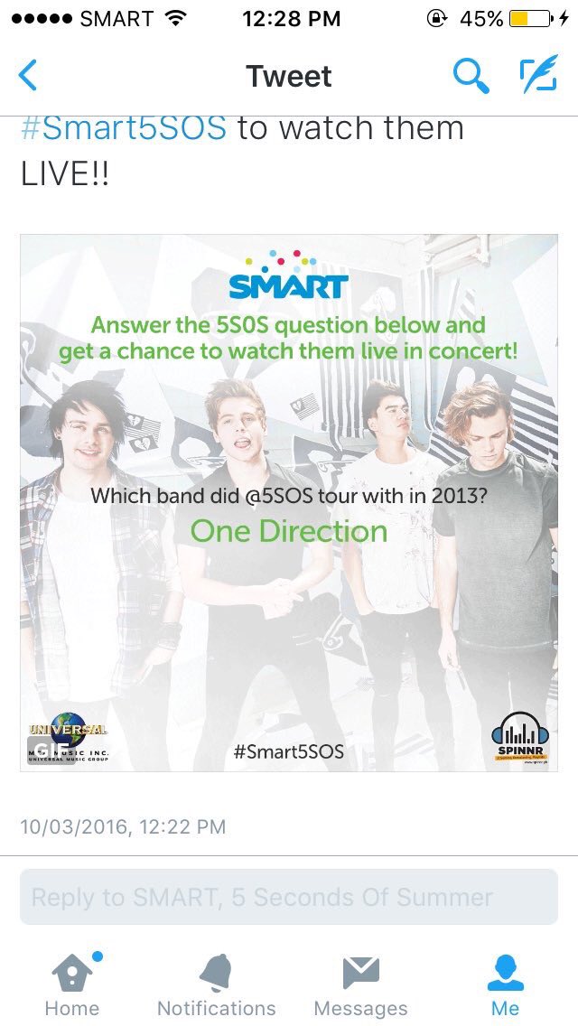 itsffaayyee's tweet photo. Youre my "tiwala lang" in this world of "wala ng pag-asa" turn my #TeamBahay into #TeamLive @LiveSmart #Smart5SOS oo https://t.co/aVwXQZR7dV