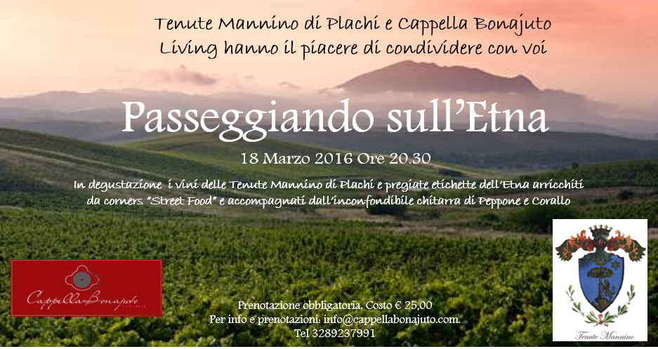 CappellaBonajut's tweet photo. 18 Marzo #degustazione #etnawine #cappellabonajuto
Vi Aspettiamo!
info@cappellabonajuto.com
0958361194 https://t.co/lFyjNiI4OE