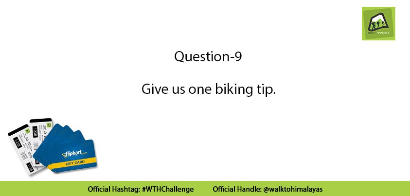 walktohimalayas's tweet image. Last #Question #Question9 of the #Contest. #Like #Retweet #Win
#WTHChallenge #WalkToHimalayas